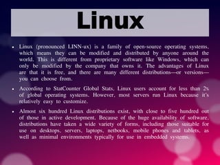 Different Types Of OS | PPT