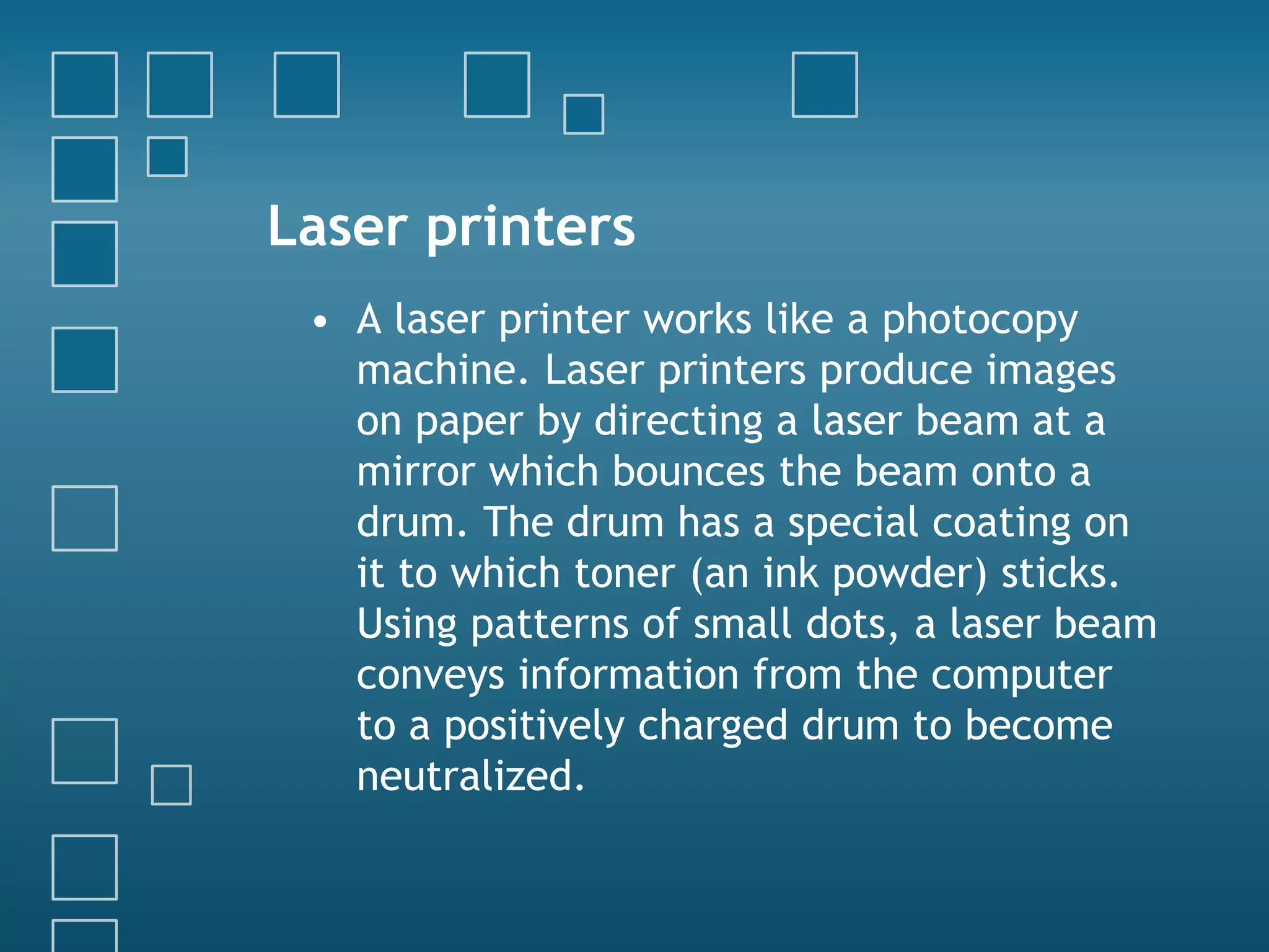 Different types of printers | PPT
