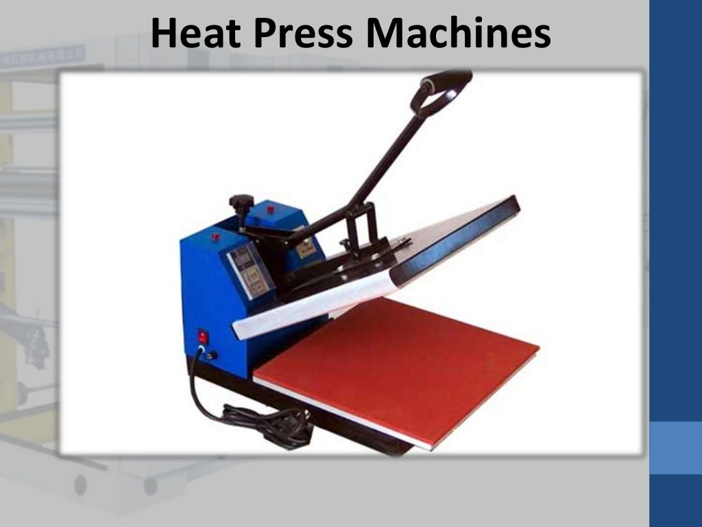 Different types of printing machinery