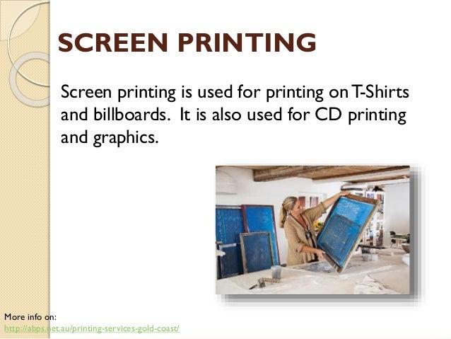 printing gold offset coast Techniques of Types Different Printing