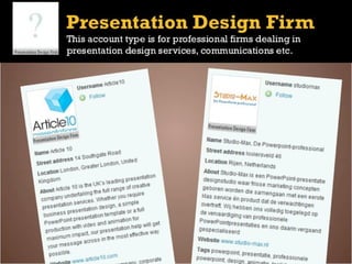 Different types of profiles in Slideshare | PPT