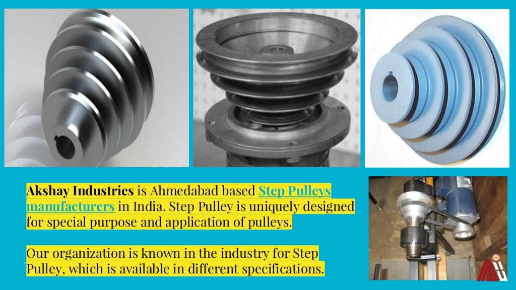 Different types of pulleys and who is renowned manufacturer in india