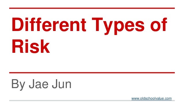 what are the different types of risk