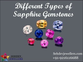 Different Types of Sapphire Gemstones