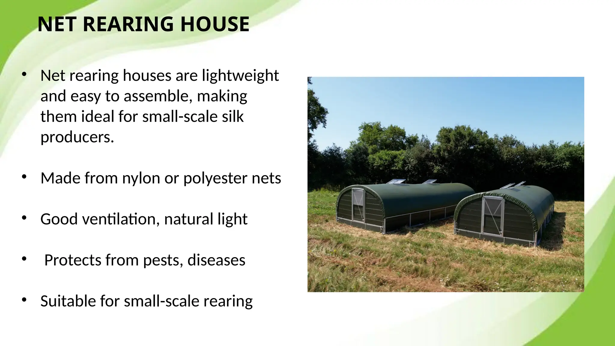 Different Types Of Silk Worm Rearing Houses.pptx