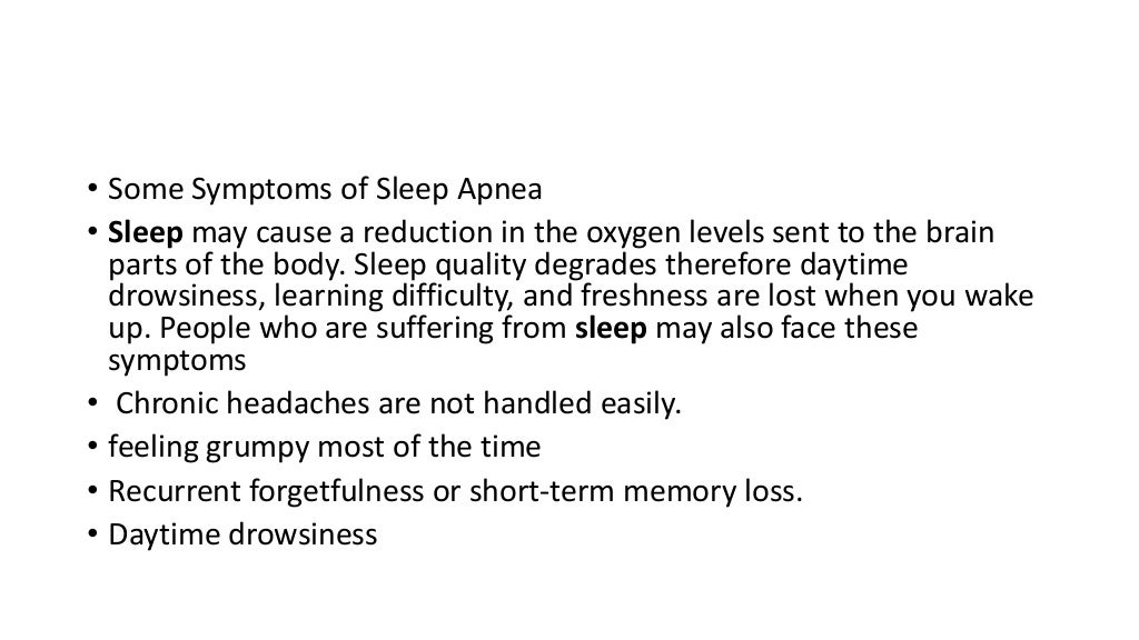Different types of sleep apnea and their causes