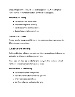 Different Types of Software Testing - A Complete Guide | PDF