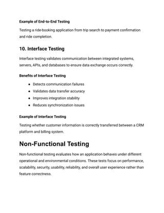 Different Types of Software Testing - A Complete Guide | PDF