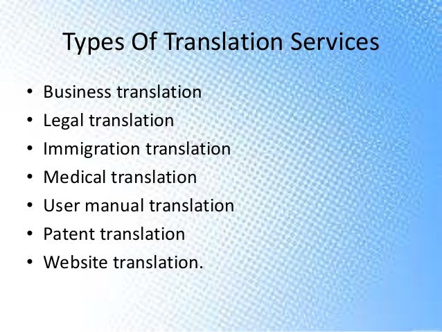 Translation Services UK