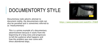 Different types of tv advertisements | PPTX