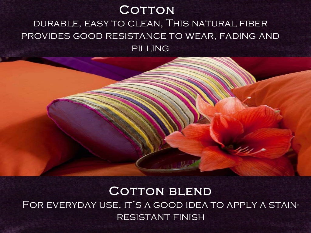 Different types of upholstery fabric for furniture