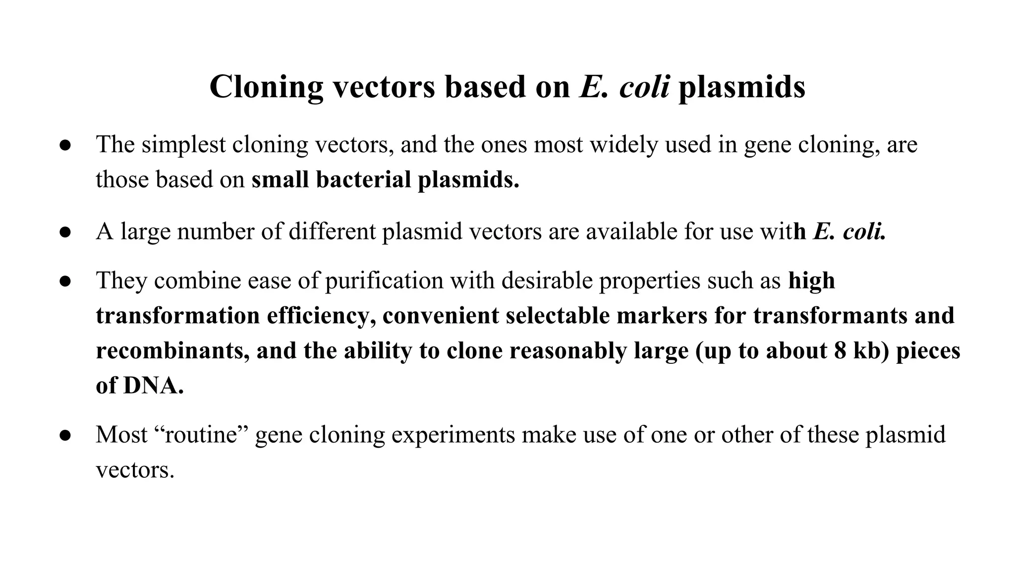 Different types of vectors pptx