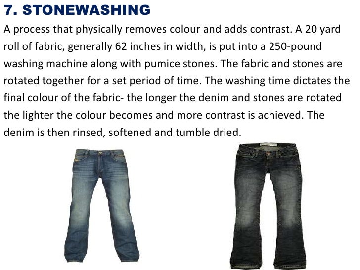 different type of denim wash