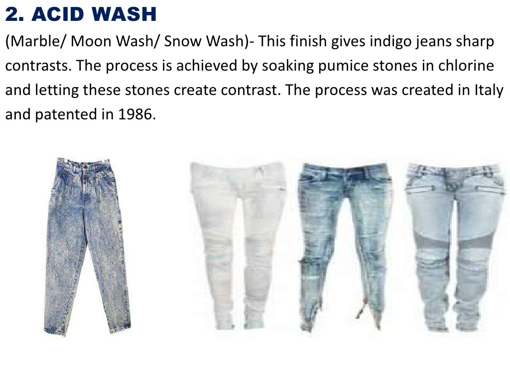 Types of Denim Washing
