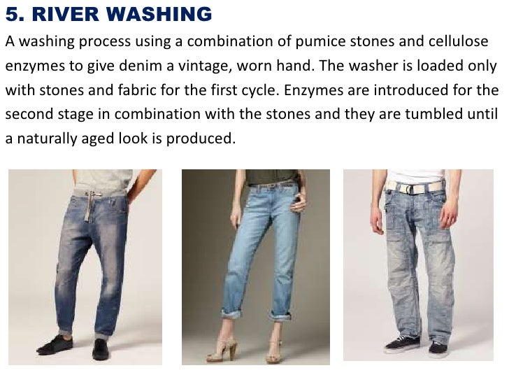 types of wash jeans