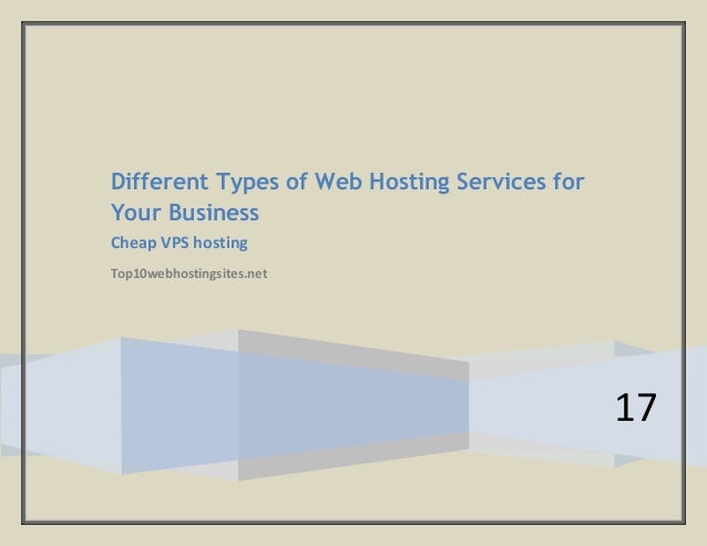 Different Types Of Web Hosting Services For Your Business Images, Photos, Reviews