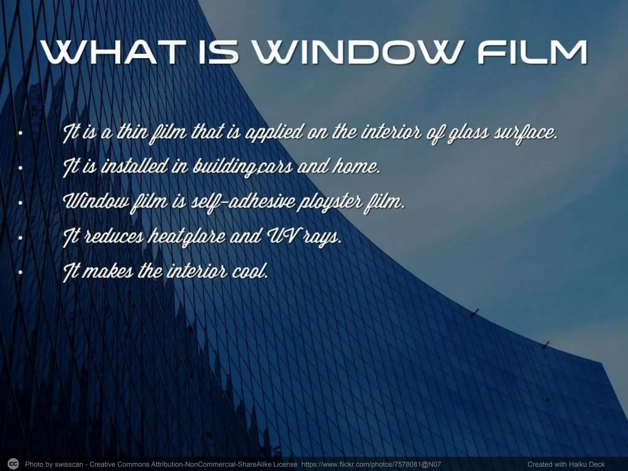 Photo by swisscan - Creative Commons Attribution-NonCommercial-ShareAlike License https://www.flickr.com/photos/7578081@N07 Created with Haiku Deck
 