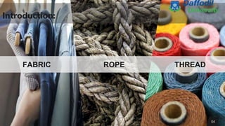 Tipes Thread Yarn Different types of yarn | PPTX