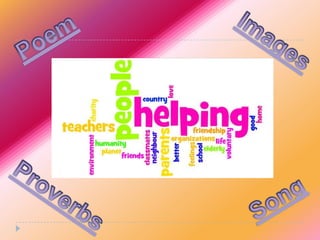 Different ways of helping people 2