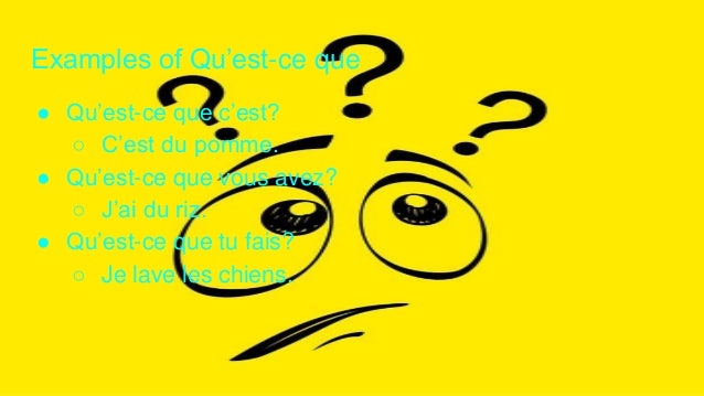 Different Ways To Ask Questions In French Different Ways To Ask Questions In French
