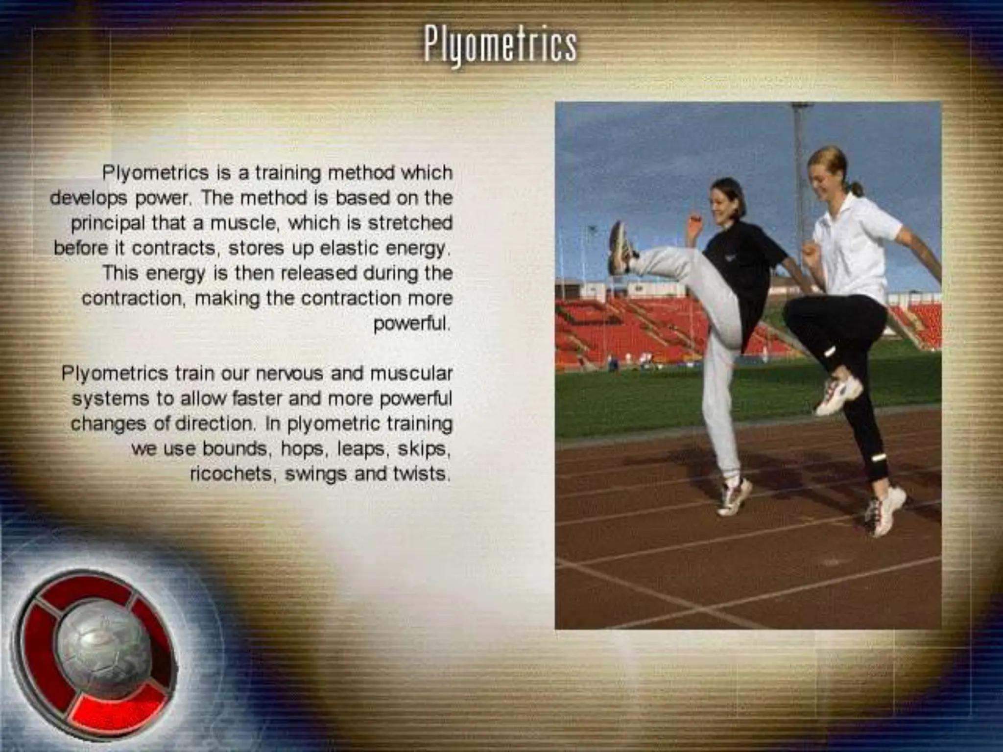 DIFFERENT WAYS TO TRAIN. sports training | PPT