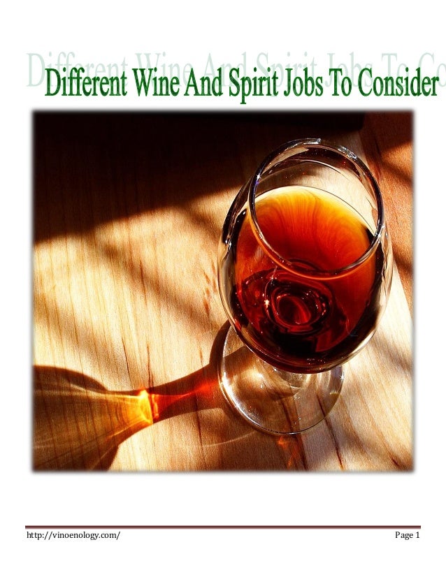 Different Wine And Spirit Jobs To Consider