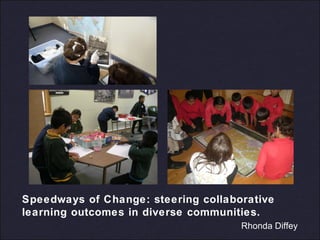 Speedways of Change: steering collaborative learning outcomes in diverse communities.   Rhonda Diffey 