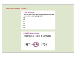 • L’enumerazione avanti e indietro
 