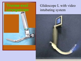 Glidescope L with video  intubating system Truview evo2 Laryngoscope 