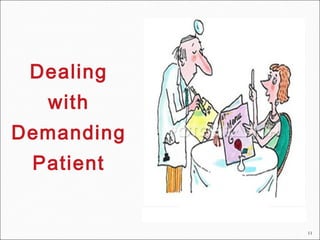 Dealing
with
Demanding
Patient
11
 