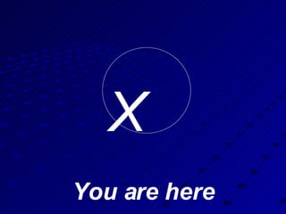 X     You are here 