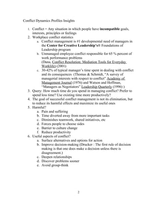 Difficult Conversations Outline