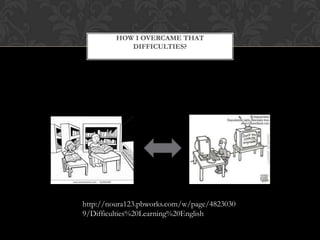 Difficulties in learning english | PPTX