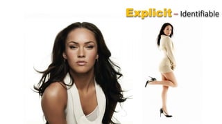 Explicit – Identifiable
 