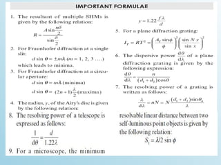 Diffraction of Light waves