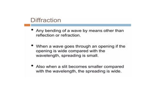 Diffraction of Light is very usefull ppt for the students of optometry ...