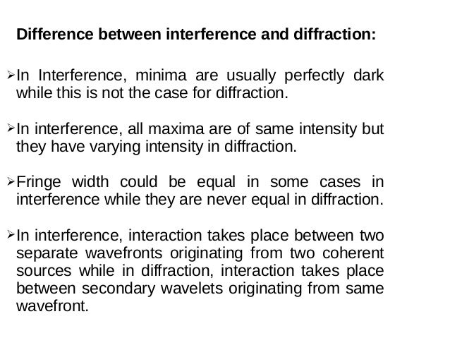 Diffraction