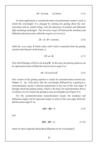 Diffraction grating | PDF
