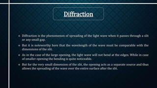 Diffraction interference
