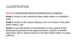 The Clinical and Radiologic Aspects of Diffuse Axonal Injury: A ...