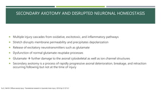 Axotomy Diffuse Axonal Injury | PPTX