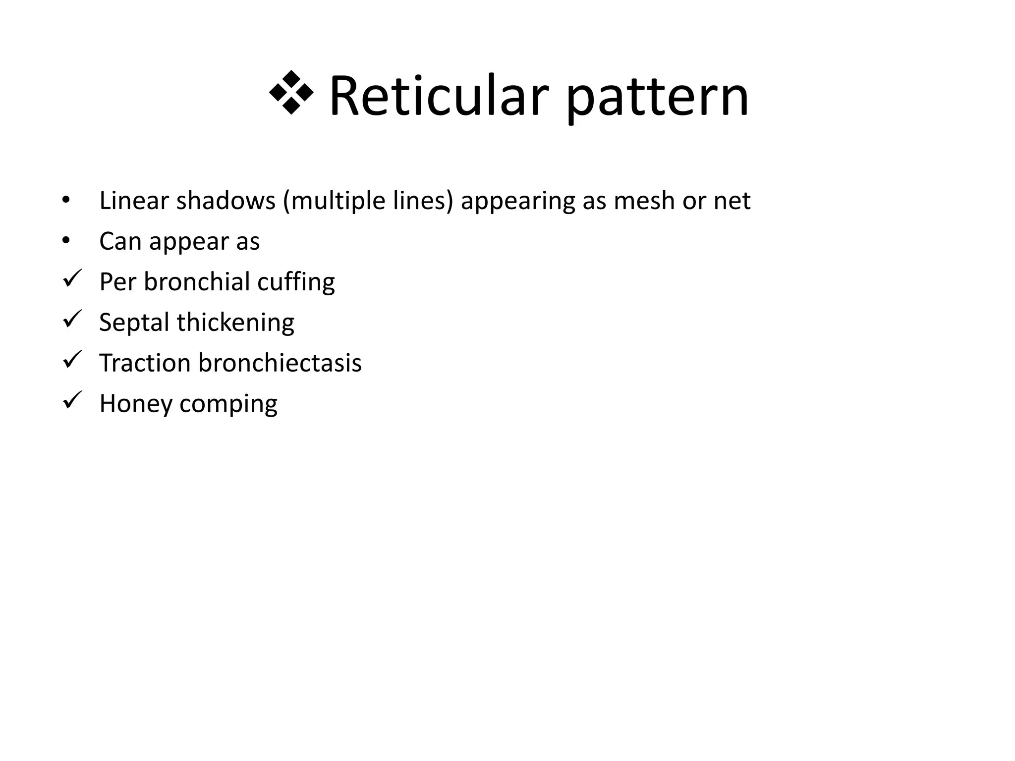 Interstitial lung disease Radiology | PPTX