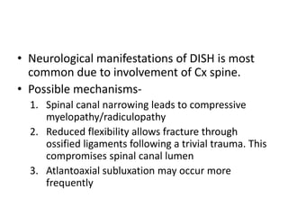 Diffuse idiopathic skeletal hyperostosis | PPTX