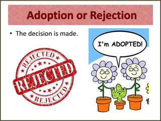 • The decision is made.
 