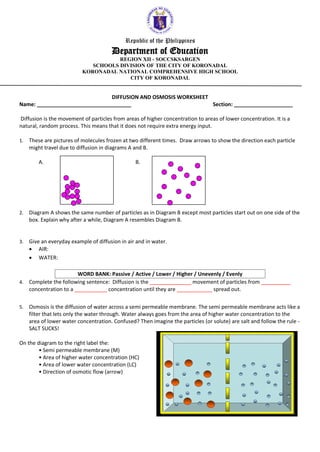 Diffusion-and-Osmosis-Worksheet.pdfhshss | PDF