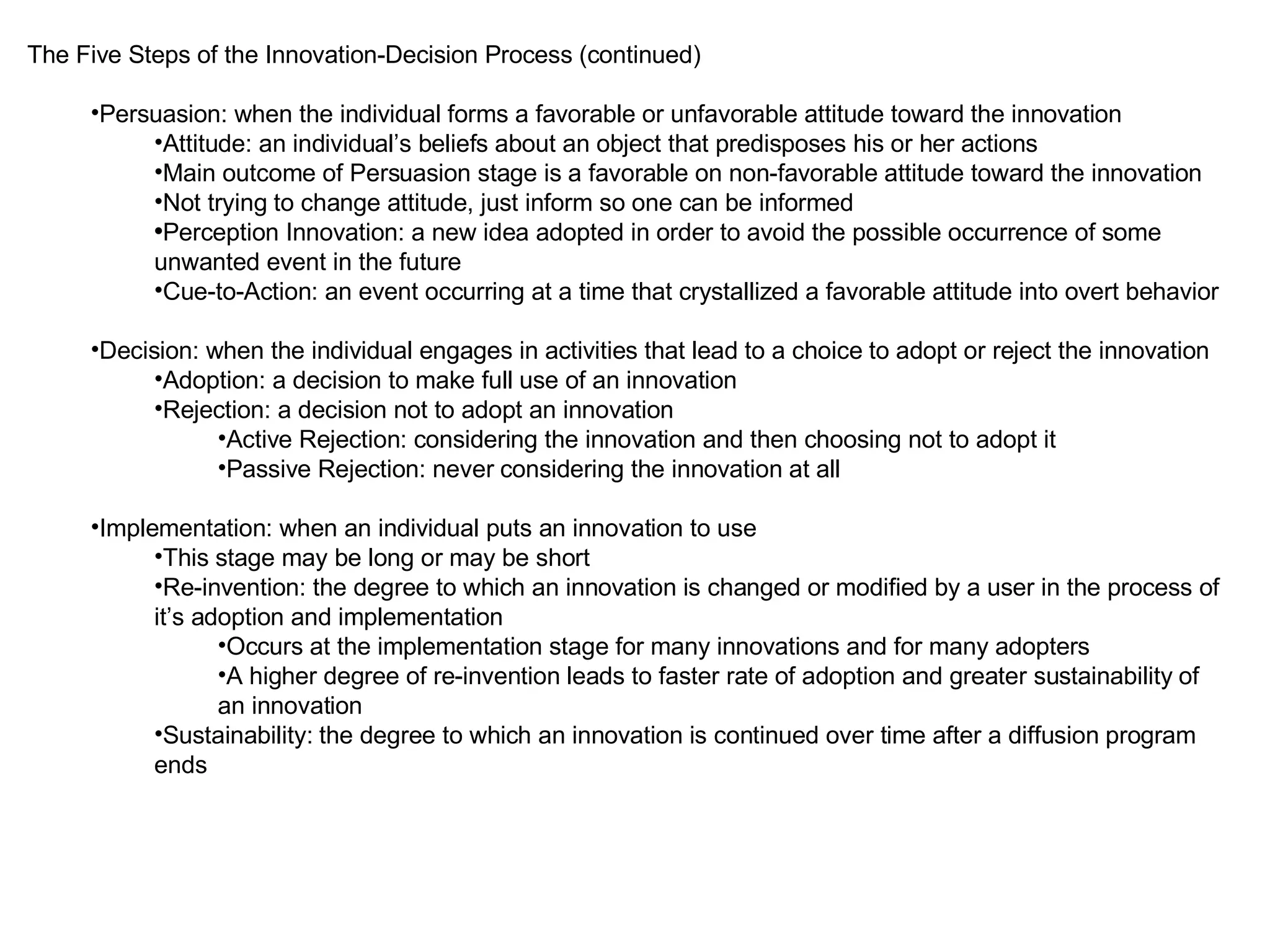 Diffusion of Innovations Chapter 5 | PPT