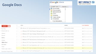 Google Docs




 Google Docs
               10
 