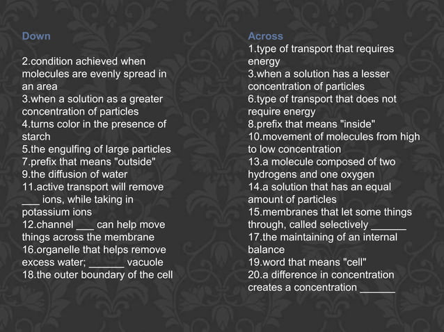 Diffusion Vs Osmosis | PPTX