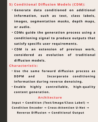 Diffusion Models in Generative AI: An Overview of Architectures and ...