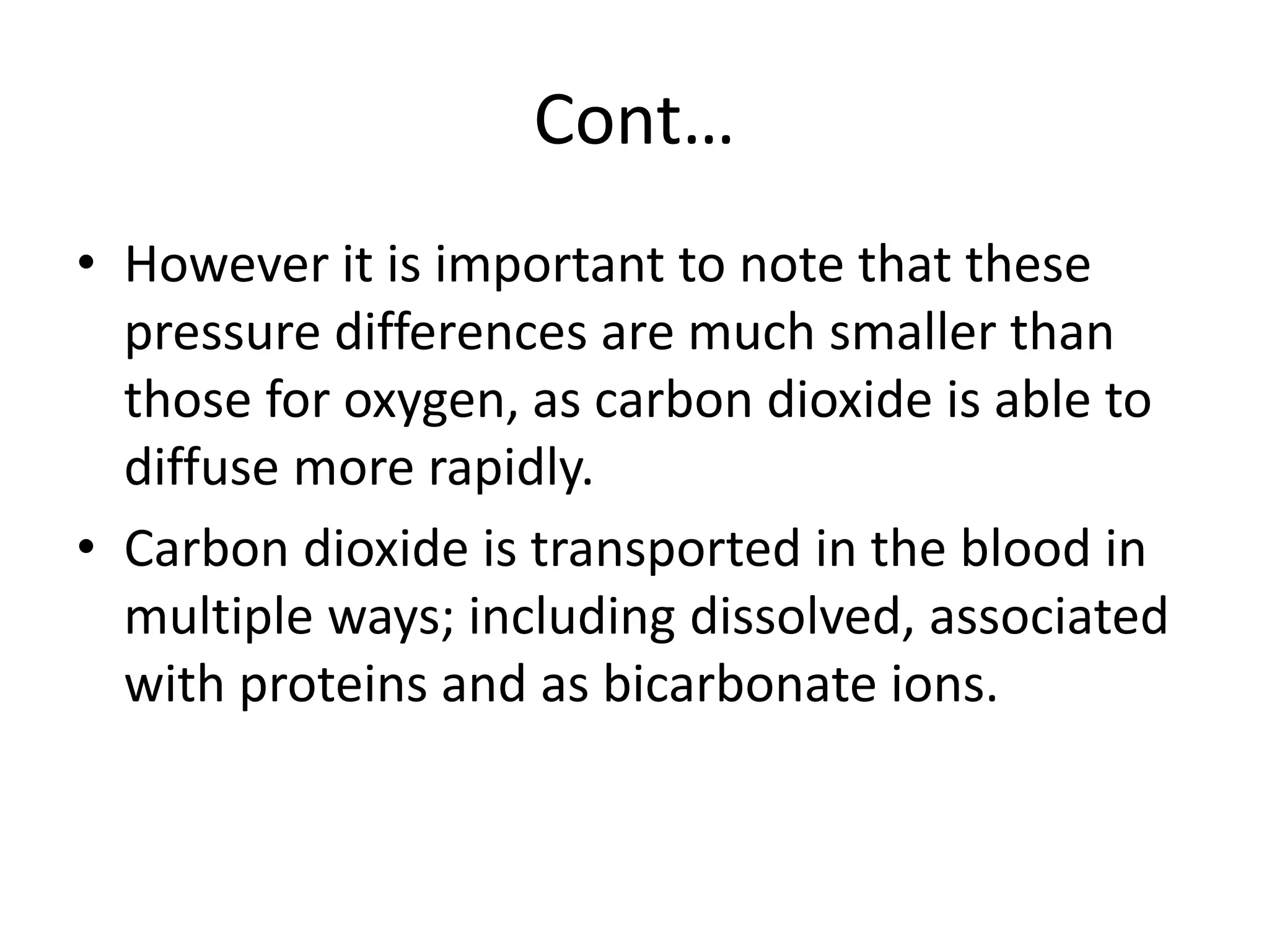 Diffusion of gases through respiratory membrane